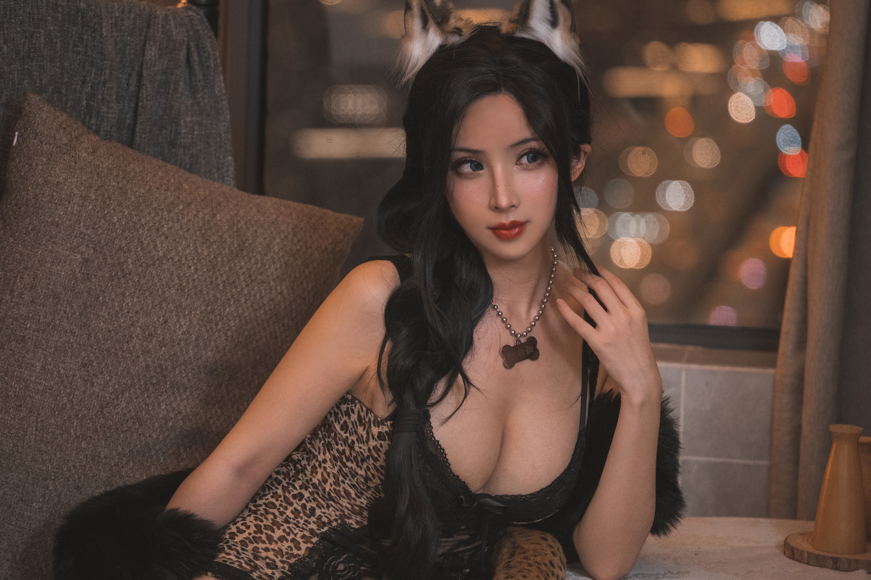 图片[1]-rioko凉凉子 – NO.060 豹子女士的秘密约会 [25P]-XikXak